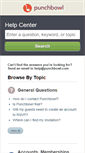 Mobile Screenshot of help.punchbowl.com